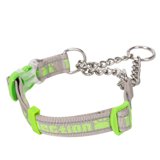 Strapazierfähiges Hundehalsband mit rostfreier Edelstahlkette