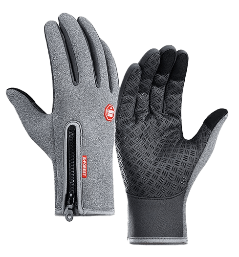 Thermo Handschuhe Grau