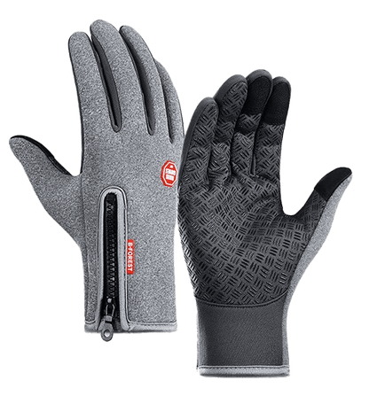 Thermo Handschuhe Grau