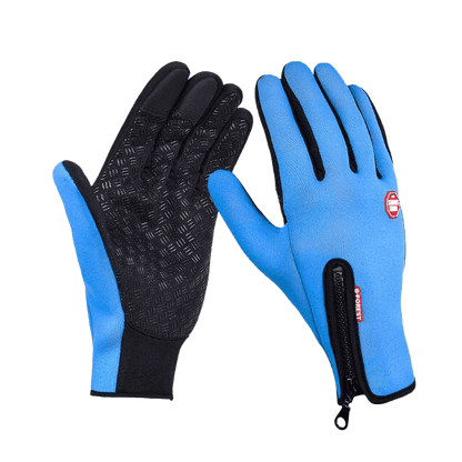 Thermo Handschuhe Hell Blau ( neon )